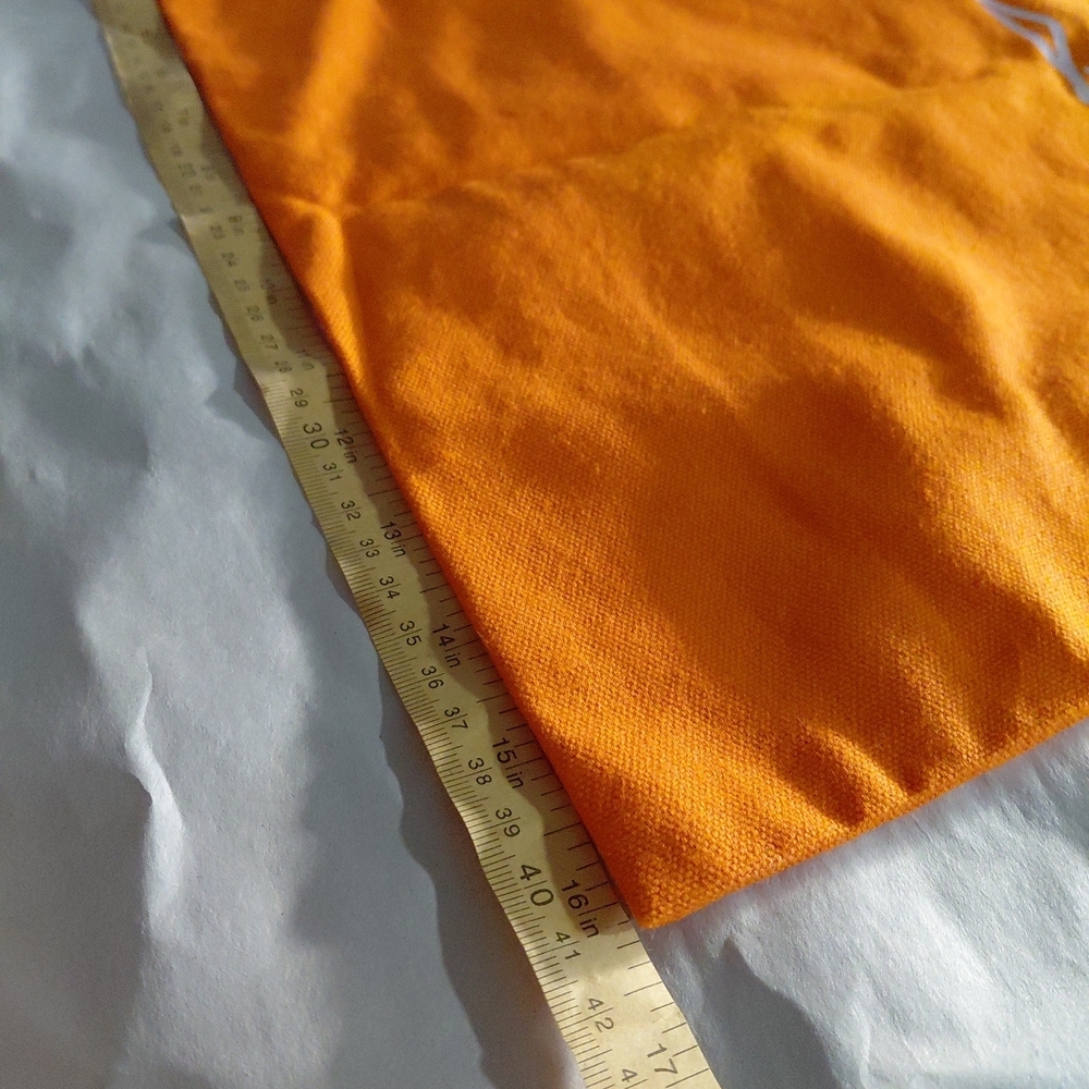 MAC Cosmetics Orange Drawstring Bag - Picture 4 of 5